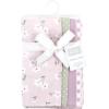 image:imageHudson Baby Cotton Poly Flannel Burp Cloths Multipack Butterflies 8Pack One SizePurple Dainty Floral 8pack