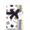 image:imageHudson Baby Cotton Poly Flannel Burp Cloths Multipack Butterflies 8Pack One SizeSports Fan 8pack