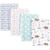 image:imageHudson Baby Cotton Poly Flannel Burp Cloths Multipack Butterflies 8Pack One SizeTeepee 8pack