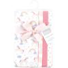 image:imageHudson Baby Cotton Poly Flannel Burp Cloths Multipack Butterflies 8Pack One SizeUnicorns Rainbows 8pack