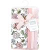 image:imageHudson Baby Cotton Poly Flannel Burp Cloths Multipack Butterflies 8Pack One SizeVintage Blossom 8pack