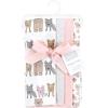 image:imageHudson Baby Cotton Poly Flannel Burp Cloths Multipack Butterflies 8Pack One SizeWild Forest Pink 8pack