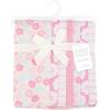 image:imageHudson Baby Infant Girls Cotton Flannel Burp Cloths 7Pack Pink Daisies One Size