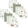 image:imageHudson Baby Unisex Baby 24Pc Quilted Cotton Washcloths Girl Forest One SizeBoy Forest Forest Animals