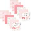 image:imageHudson Baby Unisex Baby 24Pc Quilted Cotton Washcloths Girl Forest One SizeForest Animals Girl Forest