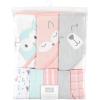 image:imageHudson Baby Unisex Baby Animal Hooded Towel 3pk and 15 Washcloths Girl Woodland One SizeGirl Woodland