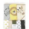 image:imageHudson Baby Unisex Baby Animal Hooded Towel 3pk and 15 Washcloths Girl Woodland One SizeSafari