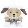image:imageHudson Baby Unisex Baby Cotton Animal Face Hooded Towel Brown Gingham Puppy One SizeAstronaut Dog