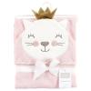 image:imageHudson Baby Unisex Baby Cotton Animal Face Hooded Towel Brown Gingham Puppy One SizeCat Princess