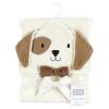 image:imageHudson Baby Unisex Baby Cotton Animal Face Hooded Towel Brown Gingham Puppy One SizeDog