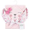 image:imageHudson Baby Unisex Baby Cotton Animal Face Hooded Towel Brown Gingham Puppy One SizeFloral Bunny