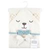 image:imageHudson Baby Unisex Baby Cotton Animal Face Hooded Towel Brown Gingham Puppy One SizeGingham Bear Boy