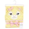 image:imageHudson Baby Unisex Baby Cotton Animal Face Hooded Towel Brown Gingham Puppy One SizeLion Girl