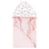 image:imageHudson Baby Unisex Baby Cotton Animal Face Hooded Towel Brown Gingham Puppy One SizePink Bow Kitty