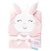 image:imageHudson Baby Unisex Baby Cotton Animal Face Hooded Towel Brown Gingham Puppy One SizePink Bunny