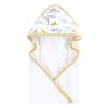 image:imageHudson Baby Unisex Baby Cotton Animal Face Hooded Towel Brown Gingham Puppy One SizeSafari Friends