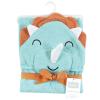 image:imageHudson Baby Unisex Baby Cotton Animal Face Hooded Towel Brown Gingham Puppy One SizeTriceratops