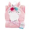 image:imageHudson Baby Unisex Baby Cotton Animal Face Hooded Towel Brown Gingham Puppy One SizeWhimsical Unicorn