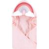 image:imageHudson Baby Unisex Baby Cotton Animal Face Hooded Towel Pretty Elephant 2Piece One SizeRainbow Leopard
