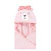 image:imageHudson Baby Unisex Baby Cotton Animal Face Hooded Towels Pretty Elephant amp Bear Girl One Size