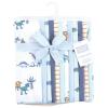 image:imageHudson Baby Unisex Baby Cotton Flannel Burp Cloths 12Pack Bundle Dino Friends One SizePastel Dino