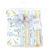 image:imageHudson Baby Unisex Baby Cotton Flannel Burp Cloths 12Pack Bundle Dino Friends One SizeSafari Friends