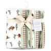 image:imageHudson Baby Unisex Baby Cotton Flannel Burp Cloths 12Pack Bundle Dino Friends One SizeWilderness