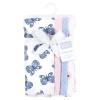 image:imageHudson Baby Unisex Baby Cotton Flannel Burp Cloths Bee One SizeBeautiful Butterfly 4pack
