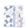 image:imageHudson Baby Unisex Baby Cotton Flannel Burp Cloths Bee One SizeBeautiful Butterfly 7pack