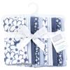 image:imageHudson Baby Unisex Baby Cotton Flannel Burp Cloths Bee One SizeBlue Cosmos 10pack