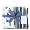 image:imageHudson Baby Unisex Baby Cotton Flannel Burp Cloths Bee One SizeBlue Green Dino