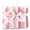 image:imageHudson Baby Unisex Baby Cotton Flannel Burp Cloths Bee One SizeBlush Rose