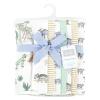 image:imageHudson Baby Unisex Baby Cotton Flannel Burp Cloths Bee One SizeBoy Dino World 7pack