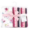 image:imageHudson Baby Unisex Baby Cotton Flannel Burp Cloths Bee One SizeButterfly Floral 10pack