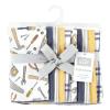 image:imageHudson Baby Unisex Baby Cotton Flannel Burp Cloths Bee One SizeConstruction Work 10pack