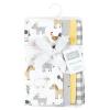 image:imageHudson Baby Unisex Baby Cotton Flannel Burp Cloths Bee One SizeCute Farm 4pack
