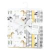 image:imageHudson Baby Unisex Baby Cotton Flannel Burp Cloths Bee One SizeCute Farm 7pack