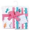 image:imageHudson Baby Unisex Baby Cotton Flannel Burp Cloths Bee One SizeCuteasaurus