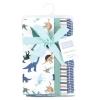 image:imageHudson Baby Unisex Baby Cotton Flannel Burp Cloths Bee One SizeDino Friends 4 Pack