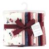 image:imageHudson Baby Unisex Baby Cotton Flannel Burp Cloths Bee One SizeDusty Rose Floral 10pack