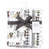 image:imageHudson Baby Unisex Baby Cotton Flannel Burp Cloths Bee One SizeFarm Friends Grey 7pack