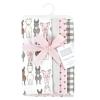image:imageHudson Baby Unisex Baby Cotton Flannel Burp Cloths Bee One SizeFarm Friends Pink 4pack