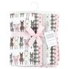 image:imageHudson Baby Unisex Baby Cotton Flannel Burp Cloths Bee One SizeFarm Friends Pink 7pack