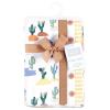 image:imageHudson Baby Unisex Baby Cotton Flannel Burp Cloths Bee One SizeFun Desert 4 Pack