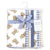 image:imageHudson Baby Unisex Baby Cotton Flannel Burp Cloths Bee One SizeGentleman Bear 7 Pack