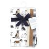 image:imageHudson Baby Unisex Baby Cotton Flannel Burp Cloths Bee One SizeHandsome Dogs 4 Pack