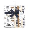 image:imageHudson Baby Unisex Baby Cotton Flannel Burp Cloths Bee One SizeHandsome Dogs 7 Pack