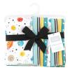 image:imageHudson Baby Unisex Baby Cotton Flannel Burp Cloths Bee One SizeHappy Planets 10 Pack