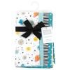 image:imageHudson Baby Unisex Baby Cotton Flannel Burp Cloths Bee One SizeHappy Planets 4 Pack