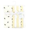 image:imageHudson Baby Unisex Baby Cotton Flannel Burp Cloths Bee One SizeHoney Bee 7 Pack